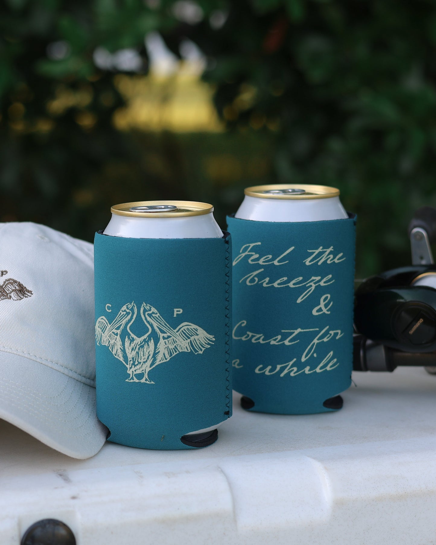 Coastal Pelican Can Cooler