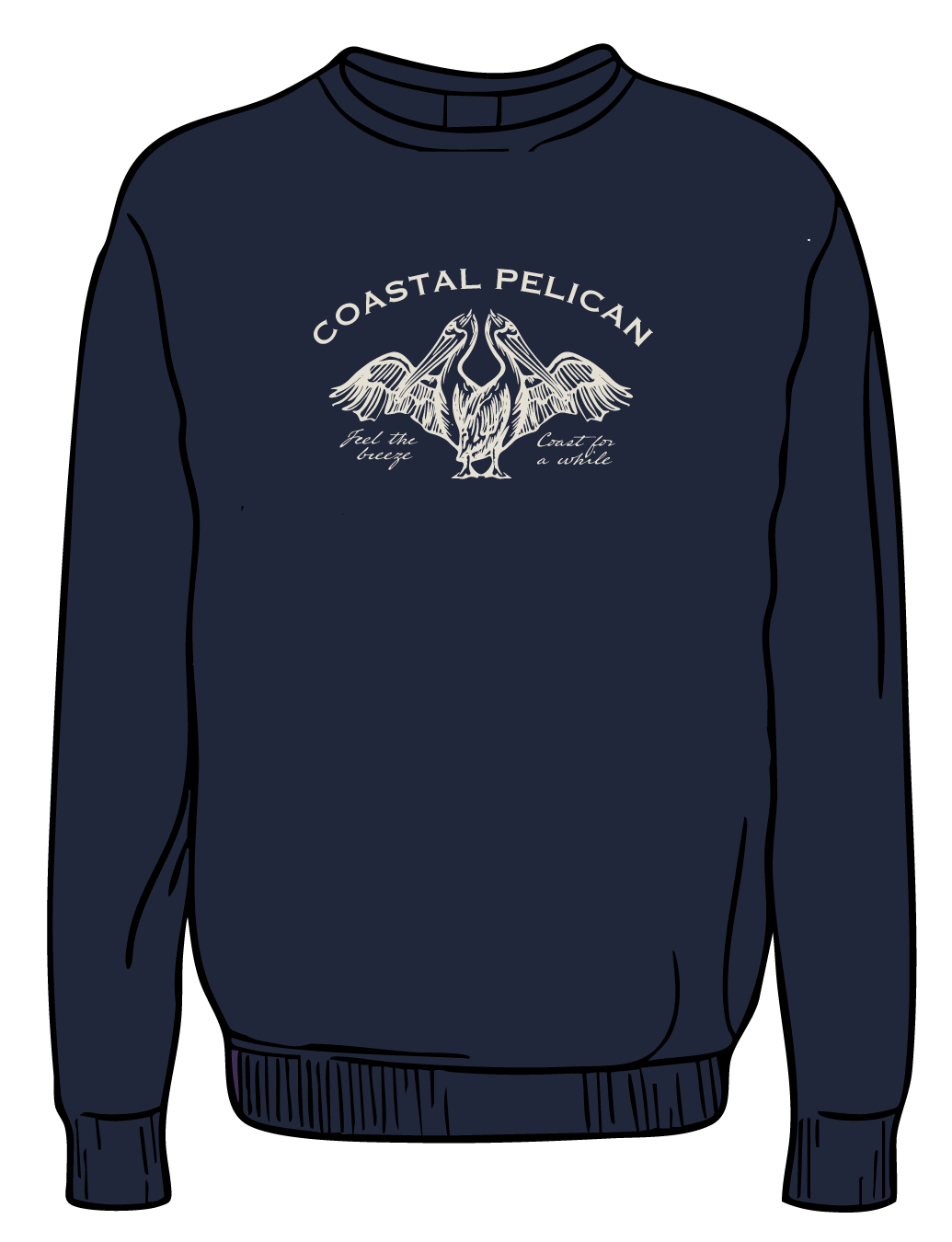 Coastal Pelican Sweatshirt