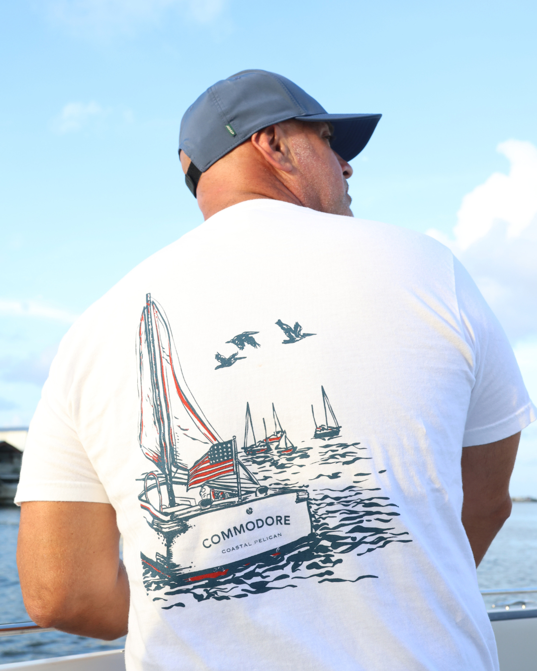 Commodore Coastal Pelican T-shirt