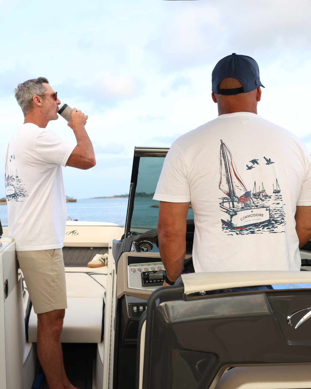 Commodore Coastal Pelican T-shirt