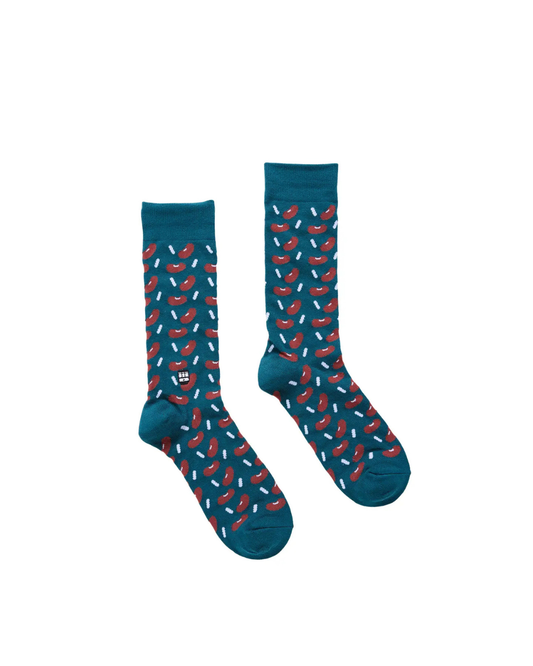 Red Bean Bonfolk Socks