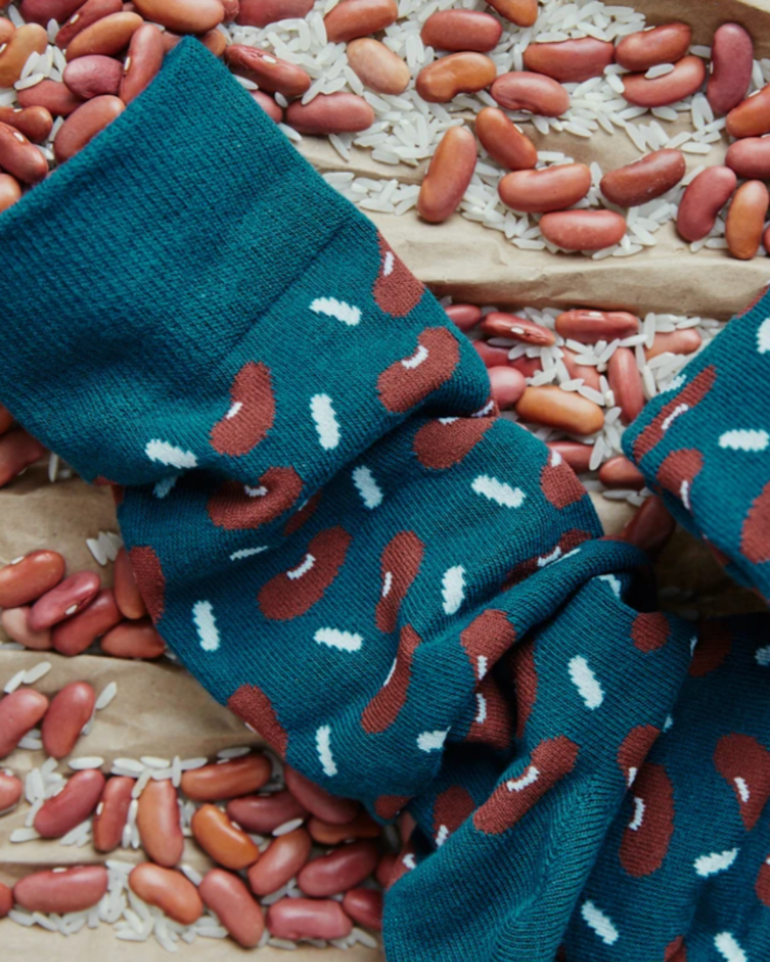 Red Bean Bonfolk Socks