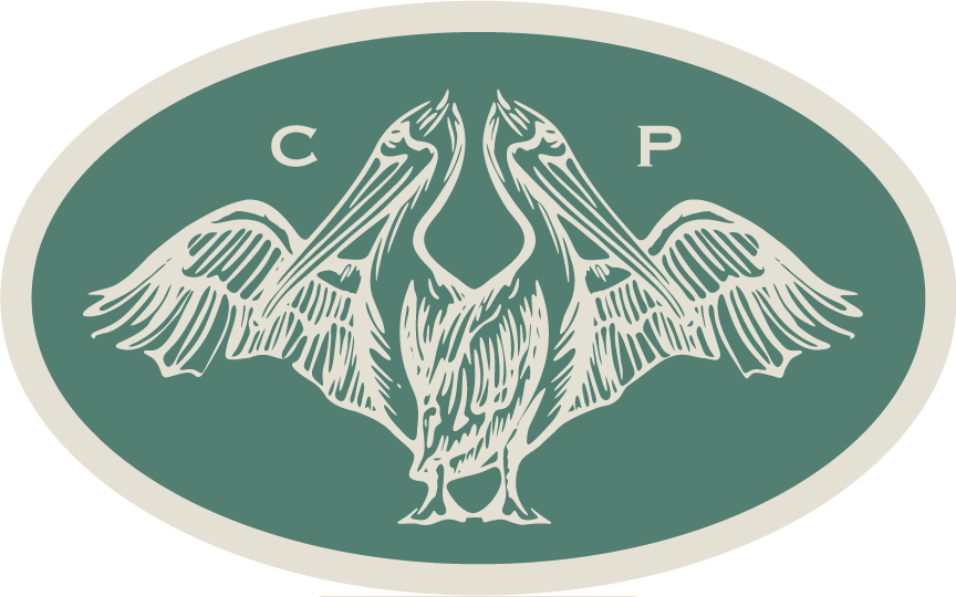 Coastal Pelican Patch Sticker